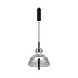 Lustra LED moderna Bangkok neagra rotunda abajur fumuriu Ø25cm 12W, Maytoni
