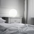 Veioza moderna abajur sferic sticla 1xE27/42W, Mapa TL1-D30 009131 Ideal Lux