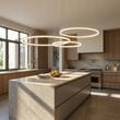 Lustra moderna alba  il. direct LED 42W+55W+66W/17714lm/3000K, Orbit 01-1722-TRIAC Redo