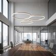 Lustra moderna bronz  il. direct LED 42W+55W+66W/17714lm/3000K, Orbit 01-1723-TRIAC Redo