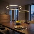 Lustra moderna neagra il. direct LED 55W/6716lm/4000K, Orbit 01-1962-TRIAC Redo