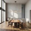 Lustra moderna neagra il. direct LED 42W+55W+66W/4000K, Orbit 01-1967-TRIAC Redo