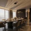 Lustra moderna Stick neagra LED 65W/8785lm/3000K, 01-2797 Redo