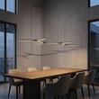 Lustra moderna Stick neagra LED 65W/8785lm/3000K, 01-2797 Redo