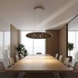Lustră LED modernă gri 48.5W/3000K Neba 01-4403 Redo
