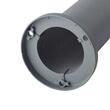 Stalp negru aluminiu turnat IP44 1xE27/42W, Tronco PT1-H60 004730 Ideal Lux