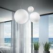 Lustra moderna abajur sferic sticla 1xE27/42W, Mapa SP1-D50 032122 Ideal Lux