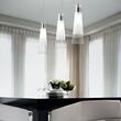 Lustra moderna cromata 3xE27/60W, Kuky Clear SP3 033952 Ideal Lux