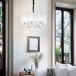 Candelabru modern abajur organza 3xE14/40W, Swan SP3 035840 Ideal Lux