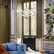 Candelabru venetian sticla lucrata manual 8xE14/40W, Casanova SP8 044255 Ideal Lux