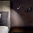Aplica moderna neagra LED 4W/310lm/3000K, Focus AP1 097190 Ideal Lux