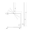 Lampadar negru mat intrerupator picior LED 12W/1179lm/3000K, Picas 01-2695 Redo