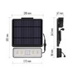 Proiector LED cu panou solar si senzor PIR IP54 1300lm/4000K Sunno ZG112S Emos