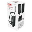 Aplica exterior IP44 neagra senzor PIR 1×E27/15W LED Malva ZGH040P Emos