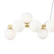 Lustra moderna Dallas aurie abajur alb L23cm, Maytoni