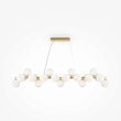 Lustra moderna Dallas aurie abajur alb L23cm, Maytoni