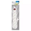 Prelungitor cu 6 prize si intrerupator, 2ml, tip Schuko (CP), Emos P1622