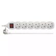 Prelungitor cu 6 prize si intrerupator, 2ml, tip Schuko (CP), Emos P1622