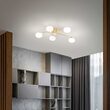 Plafoniera moderna aurie abajururi sticla 5xG9/28W, Hermes PL5 D90 288277 Ideal Lux