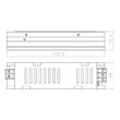 Alimentator tensiune continua 24V ingust DRIVER NARROW TC 24V 100W IP20 Arelux ATN24.100