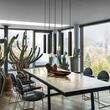 Lustra moderna neagra dispersor cilindric 1xGU10/50W, Look SP1 D12 158723 Ideal Lux