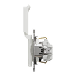Priza simpla alba 16A 2P+E obturatoare+capac Sedna Design. Schneider Electric SDD111023