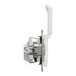 Priza simpla alba 16A 2P+E obturatoare+capac Sedna Design. Schneider Electric SDD111023