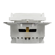 Priza simpla alba 16A 2P+E obturatoare+capac IP44 Design, Schneider Electric SDD211023