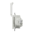 Priza simpla alba 16A 2P+E obturatoare+capac IP44 Design, Schneider Electric SDD211023