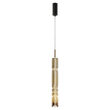 Lustra LED moderna Ordo neagra abajur coniac Ø8cm 8W, Maytoni