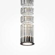 Lustra LED moderna Ordo cromata abajur transparent Ø8cm 8W, Maytoni