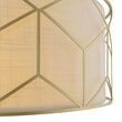 Lustra clasica Messina aurie abajur alb Ø45cm, Maytoni