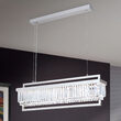Lustra Prism cristal moderna crom LED 80W/6400lm/3000K, HL 6-1701/90x17 CHROM Orion
