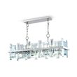 Lustra moderna Cerezo cromata abajur transparent L85cm, Maytoni
