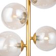 Lustra moderna Dallas aurie abajur chihlimbar Ø29cm, Maytoni