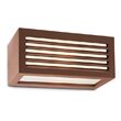 Aplica exterior IP54 moderna ruginie 1xE27/23W, Brick 9899 Redo
