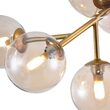 Plafoniera moderna Dallas aurie abajur chihlimbar Ø60cm, Maytoni