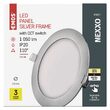 Downlights rotund LED, cu posibilitatea de schimbare a temperaturii de culoare 3000K, 3500K si 4000K, 12.5W, 1050 lm, IP20, Emos ZD1233