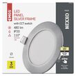 Downlights rotund LED, cu posibilitatea de schimbare a temperaturii de culoare 3000K, 3500K si 4000K, 7W, 480 lm, IP20, Emos ZD1223