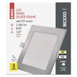 Downlights patrat LED, cu posibilitatea de schimbare a temperaturii de culoare 3000K, 3500K si 4000K, 12.5W, 1050 lm, IP20, Emos ZD2233