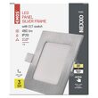 Downlights patrat LED, cu posibilitatea de schimbare a temperaturii de culoare 3000K, 3500K si 4000K, 7W, 480 lm, IP20, Emos ZD2223