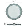 Downlights rotund LED, cu posibilitatea de schimbare a temperaturii de culoare 3000K, 3500K si 4000K, 18W, 1600 lm, IP20, Emos ZD1243