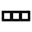 Rama Unica Studio Metal 3 posturi bronz/negru NOUA UNICA Schneider Electric, NU280652M