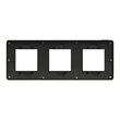 Rama Unica Studio Metal 3 posturi auriu/negru NOUA UNICA Schneider Electric, NU280662M