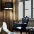 Lampadar modern negru abajur textil 1xE27/60W, London PT1 110240 Ideal Lux