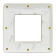 Rama Unica Studio Metal 1 post auriu/alb NOUA UNICA Schneider Electric, NU280259M