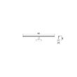 Aplica moderna LED baie IP44 alb mat, Neptune 01-1675 Smarter