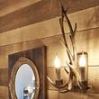 Aplica rustica rasina lucrata manual 2xE14/40W, Chalet AP2 115511 Ideal Lux