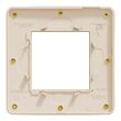 Rama Unica Studio Metal 1 post auriu/bej NOUA UNICA Schneider Electric, NU280260M