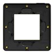 Rama Unica Studio Metal 1 post auriu/negru NOUA UNICA Schneider Electric, NU280262M